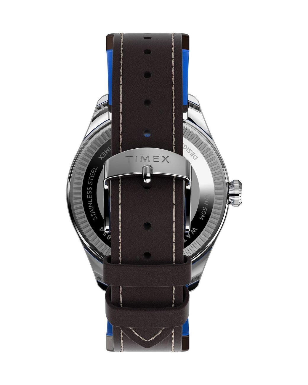 Timex Analoguhr Day-Date in Blue für Herren