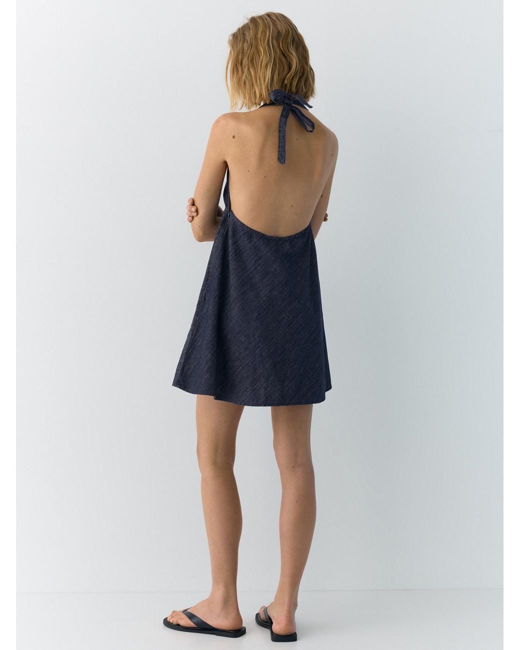 Pull&Bear Blue Kleid