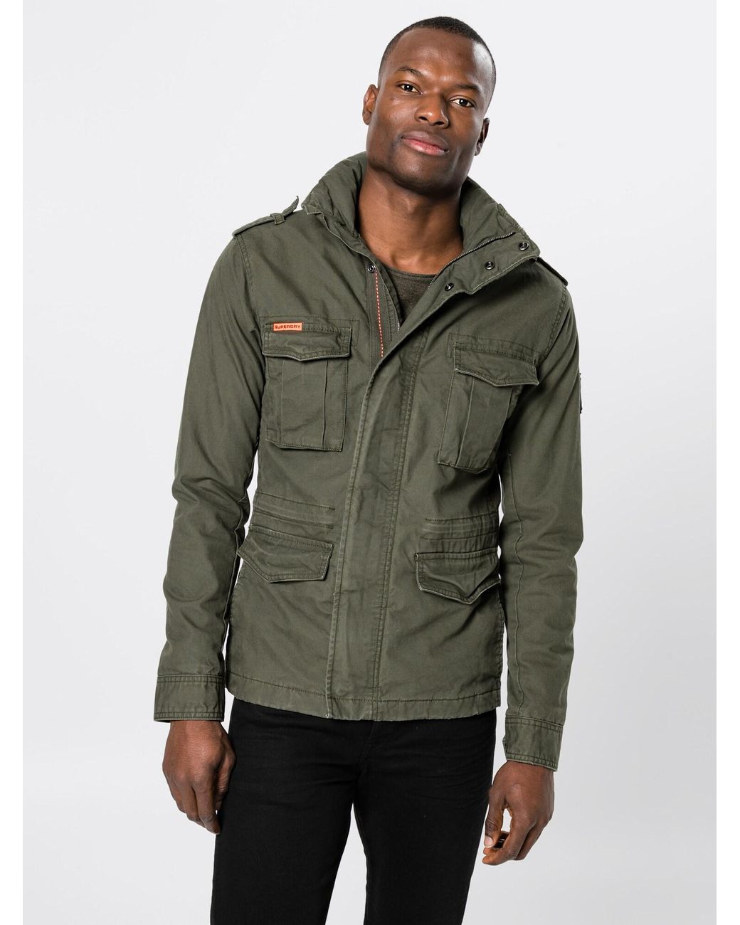 Superdry Jacke 'CLASSIC ROOKIE MILITARY JACKET' in Grün für Herren | Lyst DE