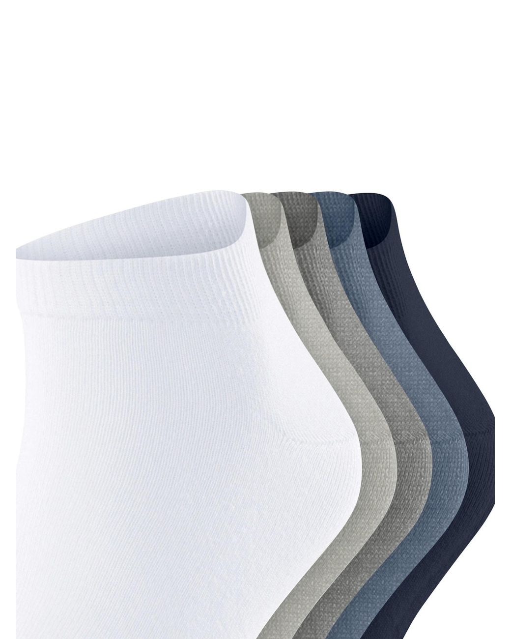 Esprit Füßlinge Solid-Mix 5-Pack in Blue für Herren