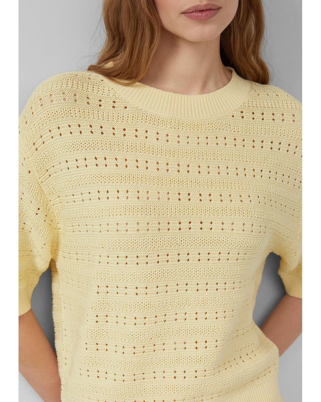 S.oliver White Oliver Strickpullover