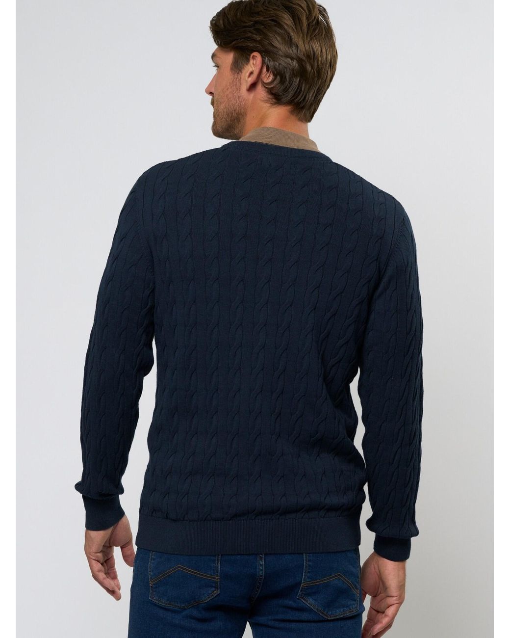 VINSON Pullover Vmgrant in Blue für Herren