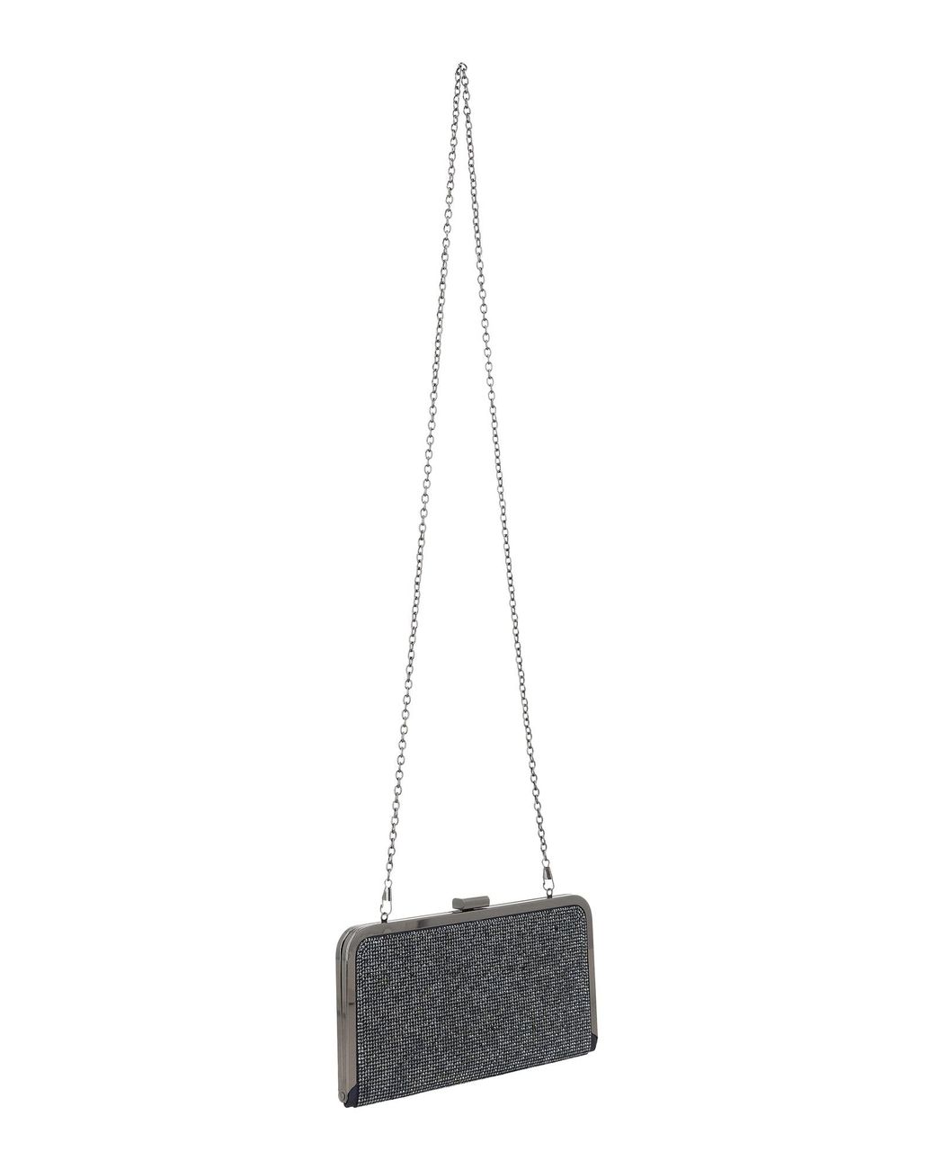 faina Black Clutch