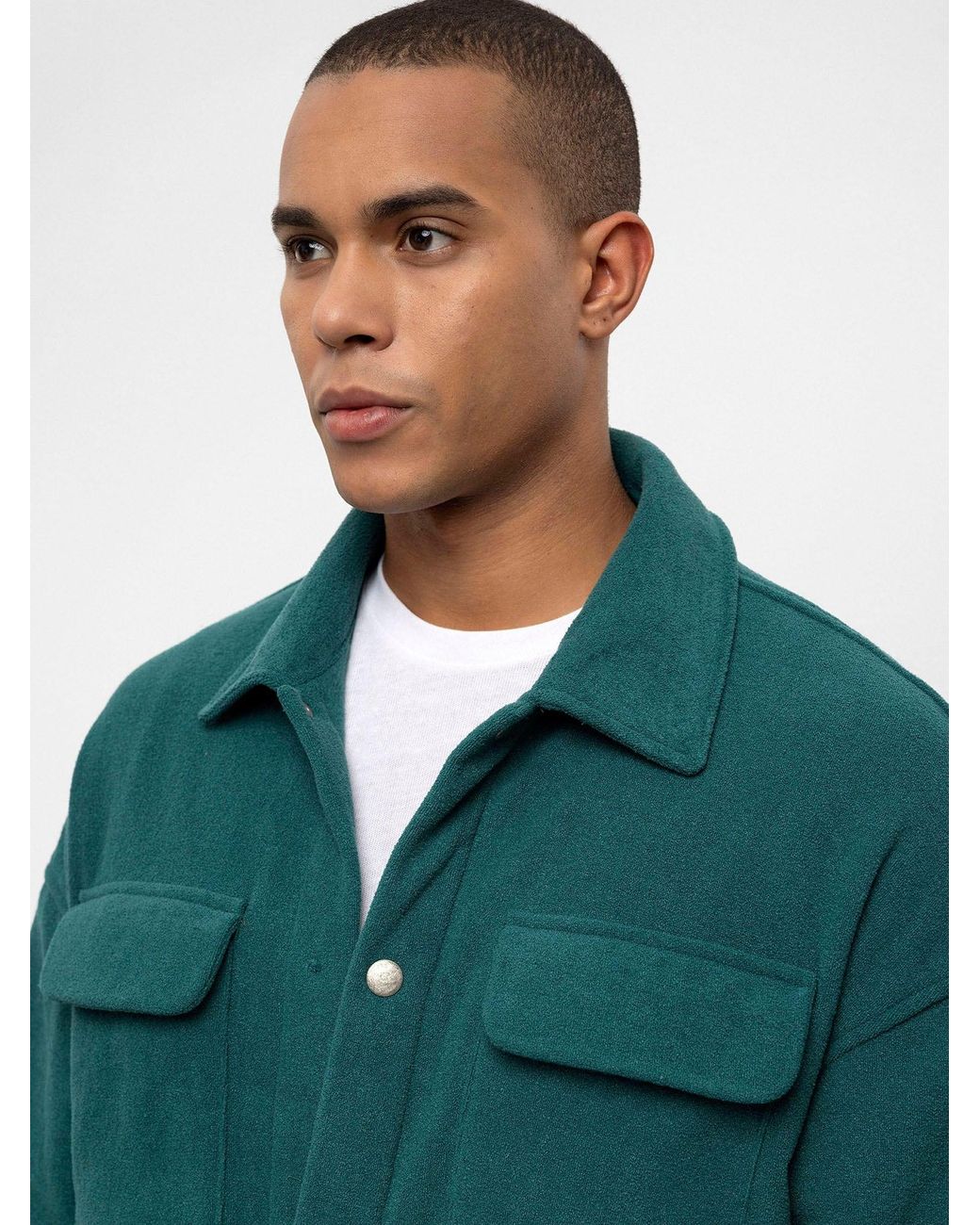 Antioch Shirt Jacket in Green für Herren