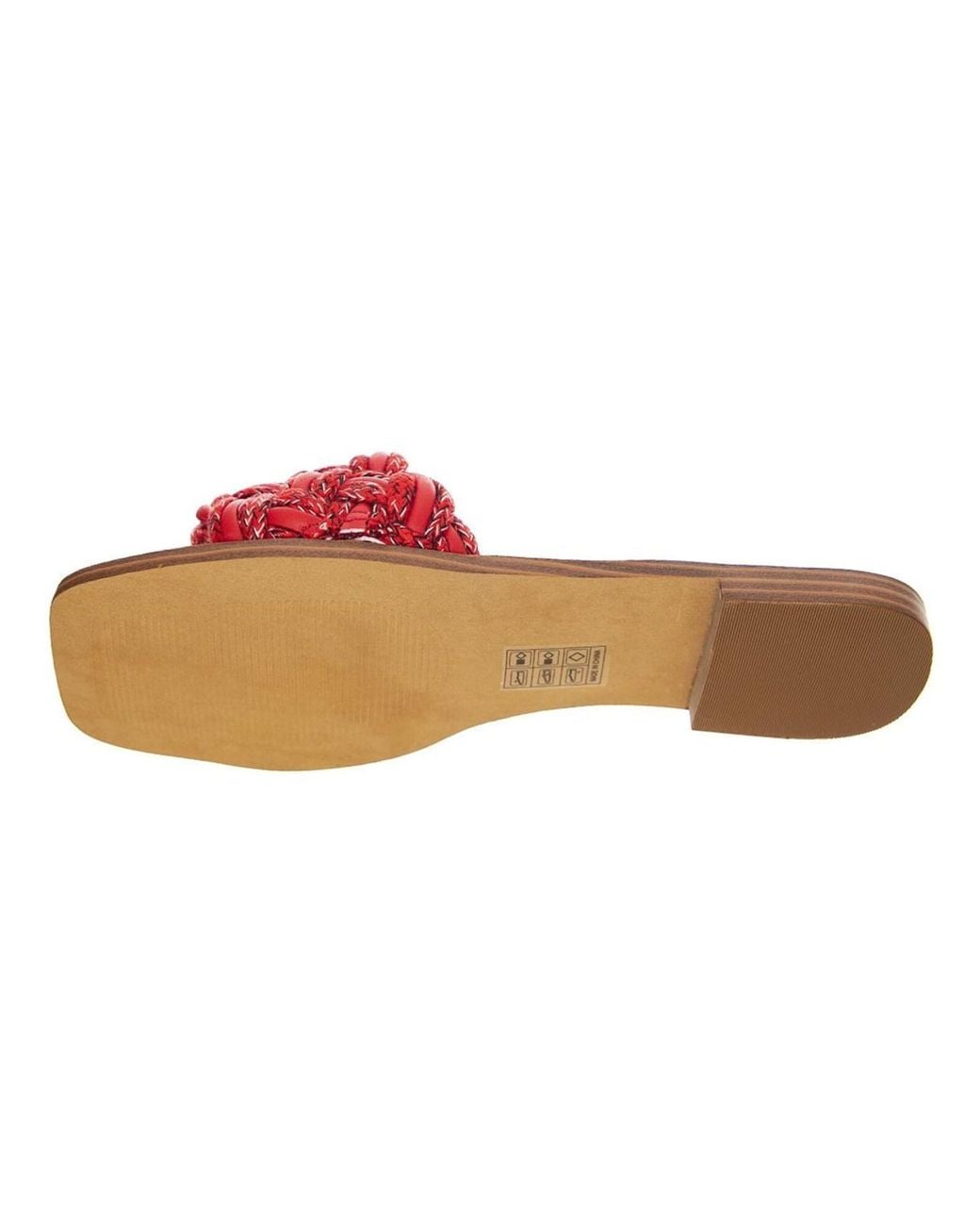 Steve Madden Red Pantolette Nightfall Multi Sandals