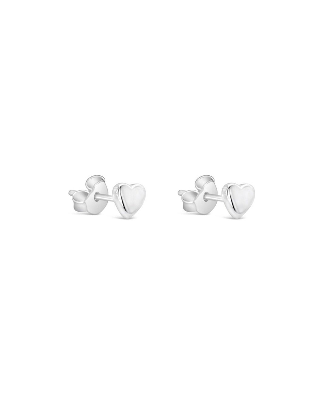 ARS-ARGENTI White Ohrringe Tiny Heart