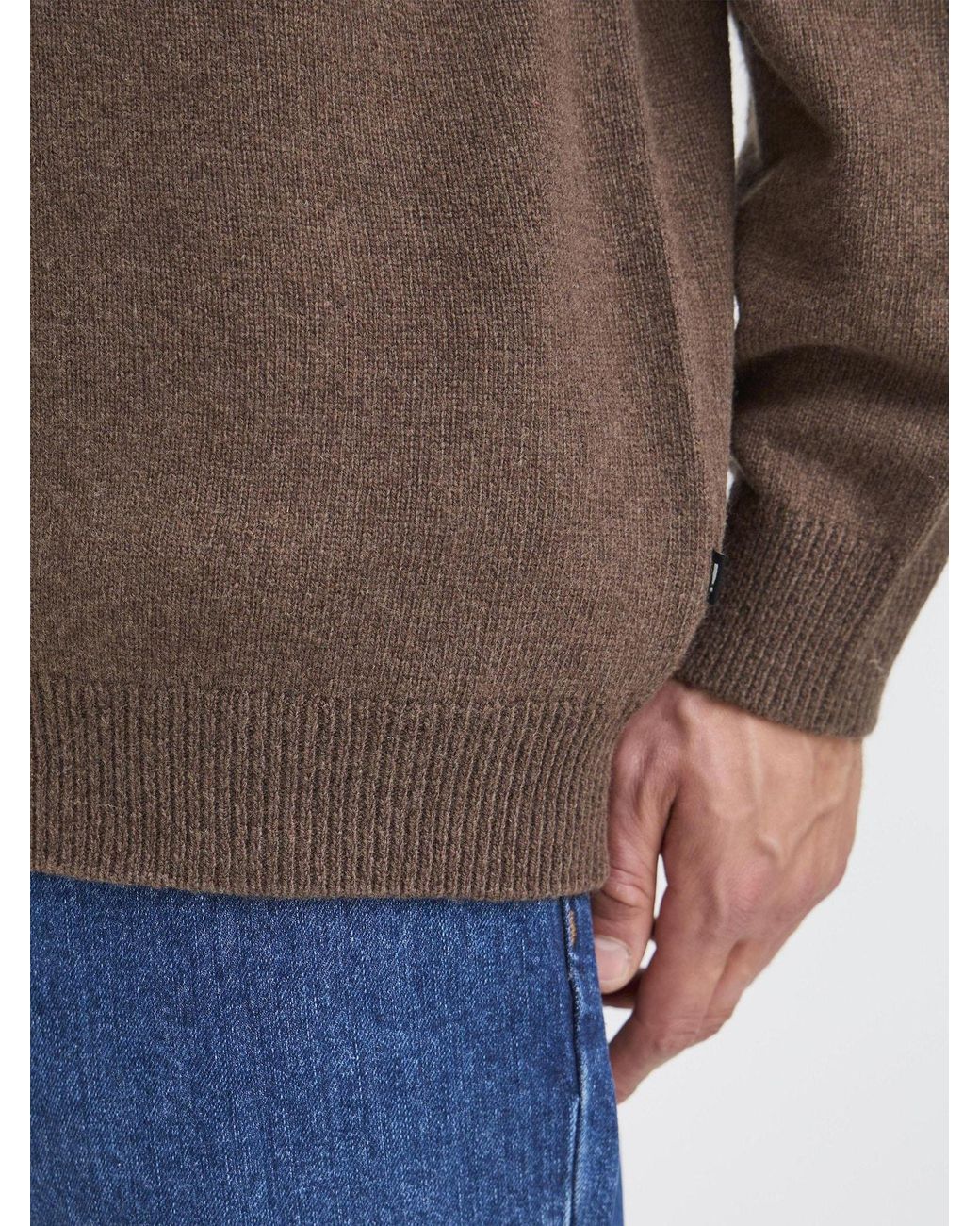Solid Strickpullover Sdrick in Brown für Herren