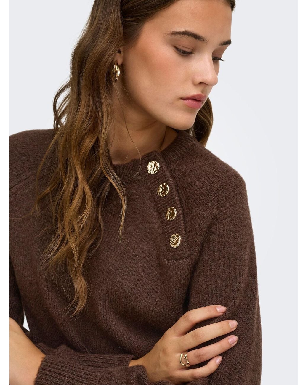 ONLY Brown Pullover Onlemma