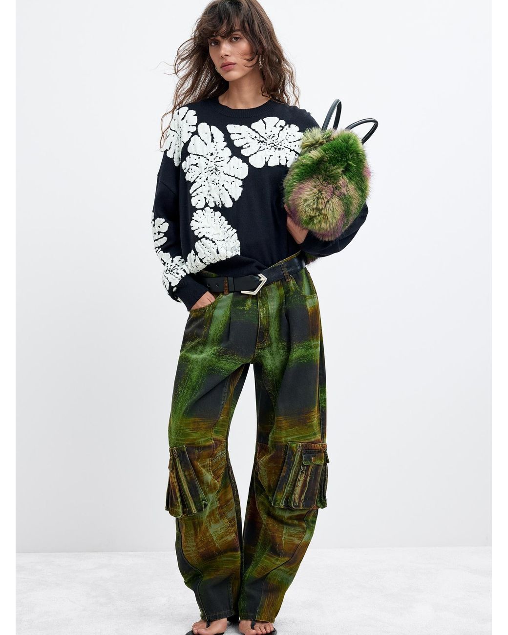 Desigual Blue Pullover
