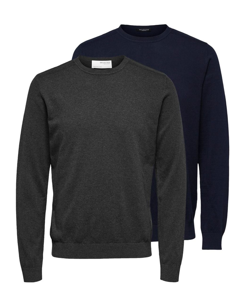 SELECTED Pullover Berg in Blue für Herren