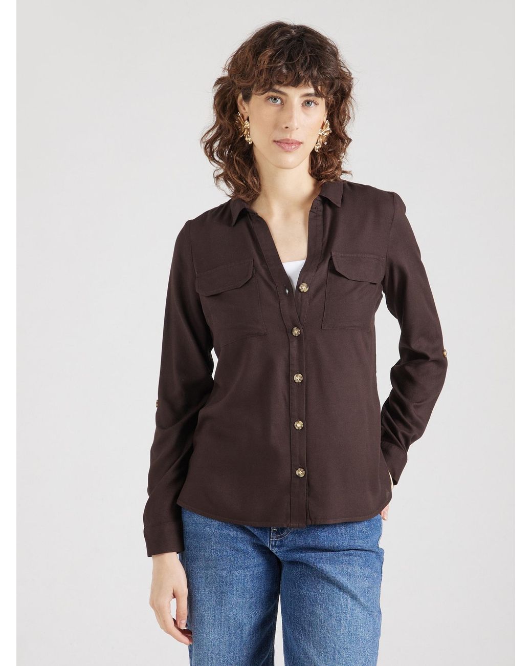 Vero Moda Brown Bluse Vmbumpy
