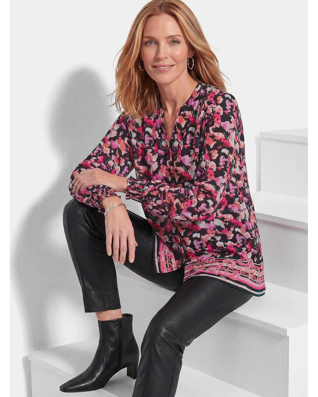 Goldner Red Bluse