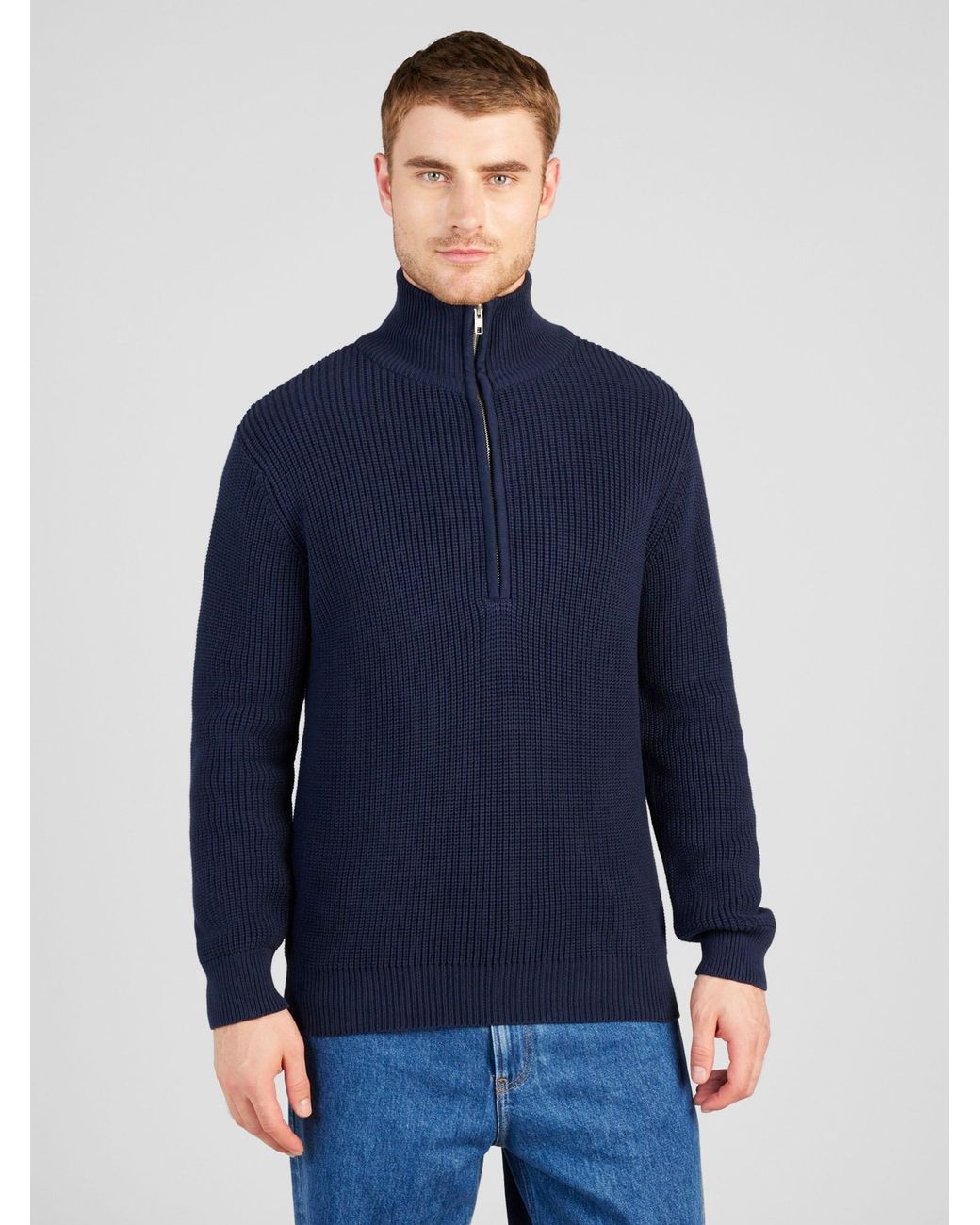 Mela Pullover Udai in Blue für Herren