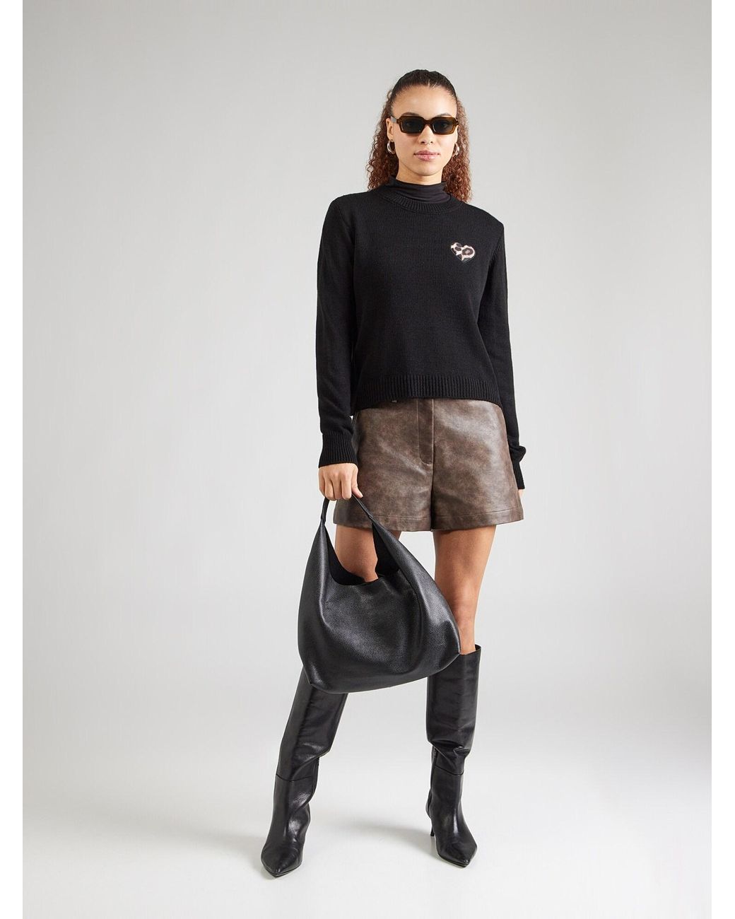 /about You Black Pullover Rabea