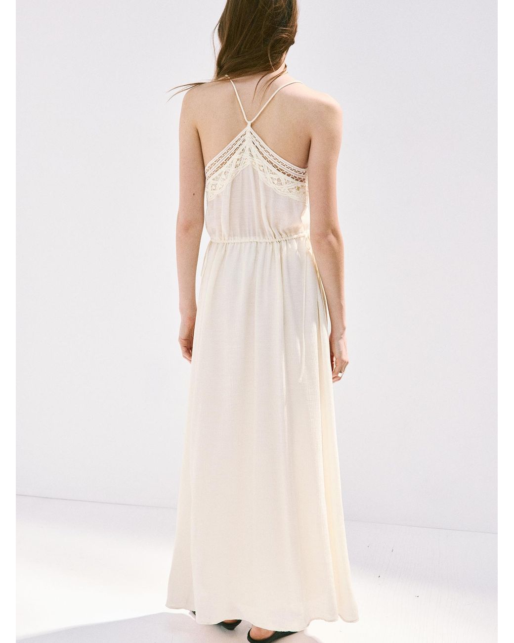 Mango White Kleid Baz