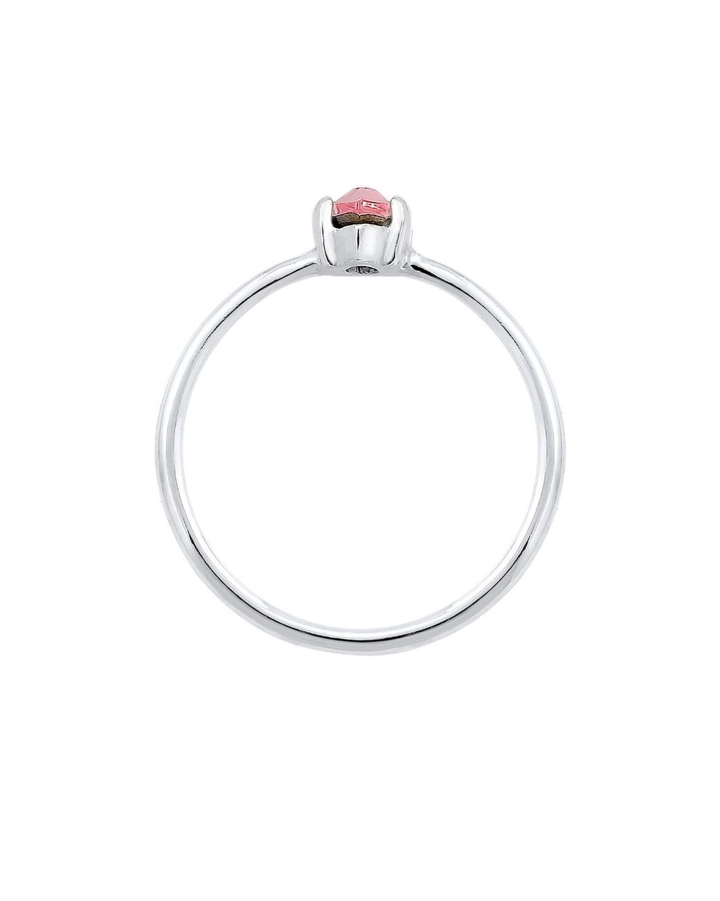 Elli Jewelry Pink Ring