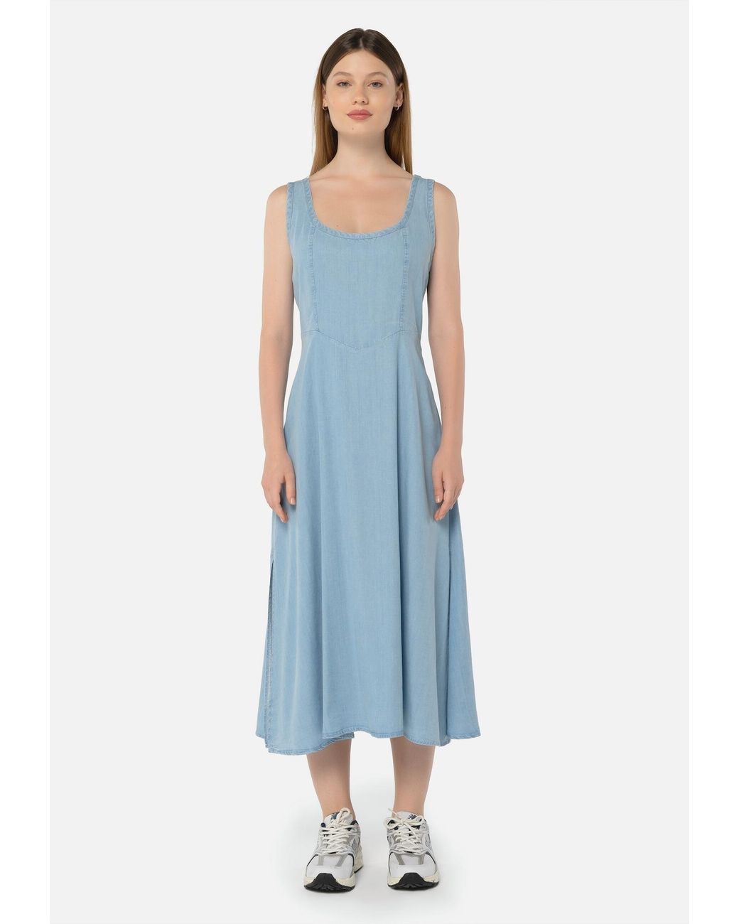 FRESHLIONS Blue Maxikleid Beatrix