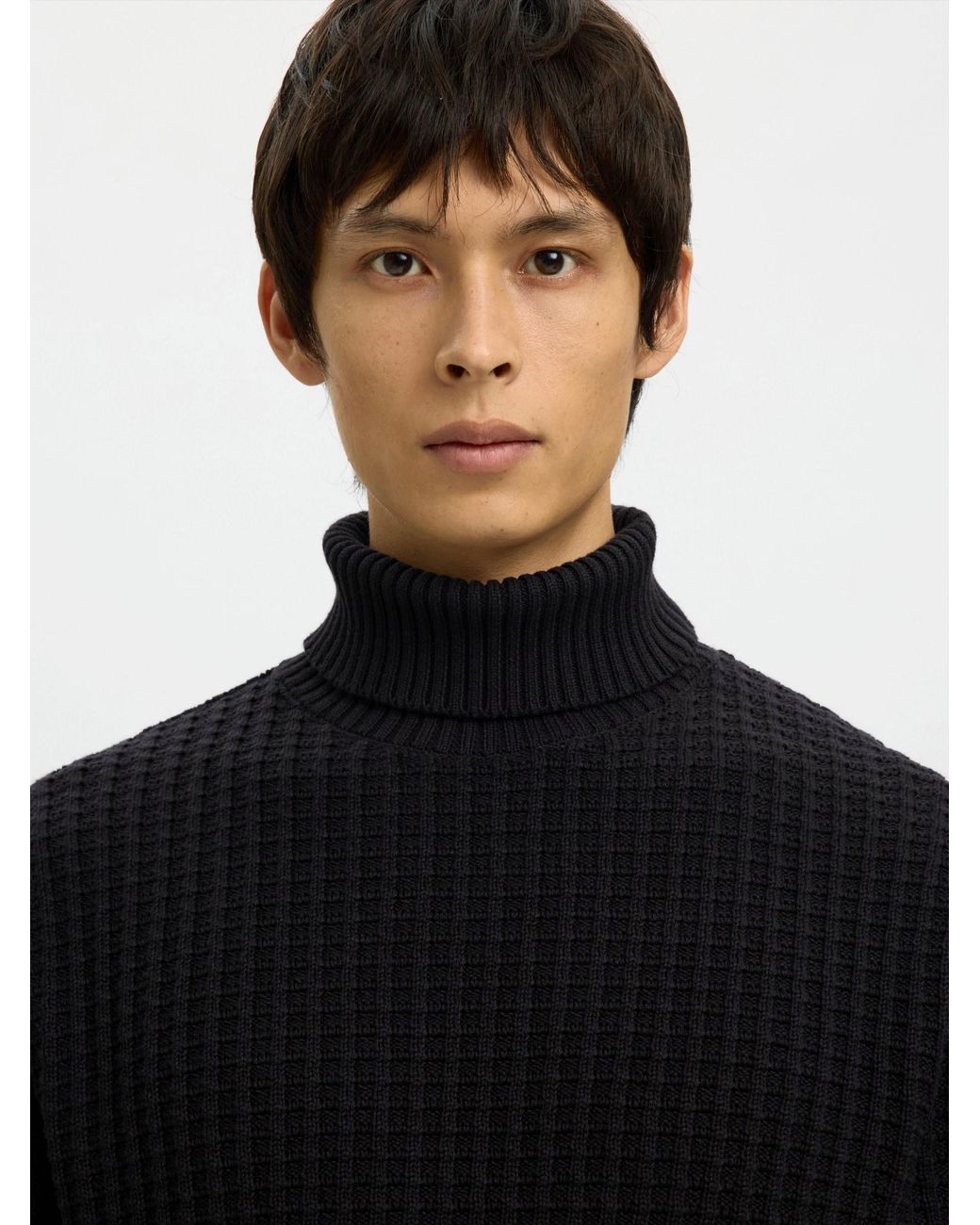 SELECTED Pullover Slhtom in Black für Herren