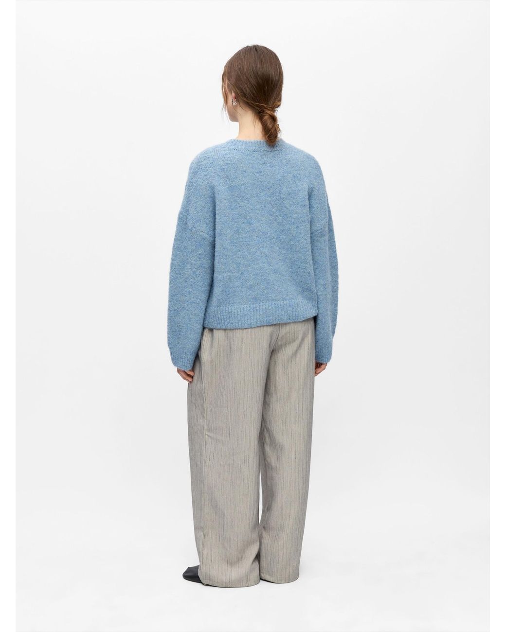 Object Blue Pullover Objsaggia