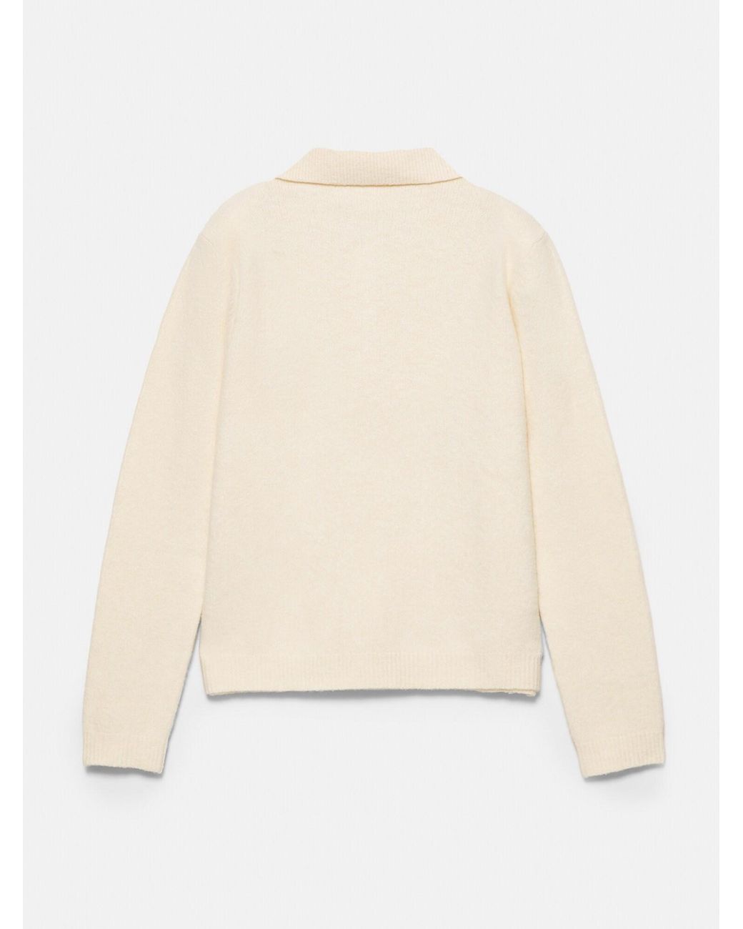 Pull&Bear White Pullover