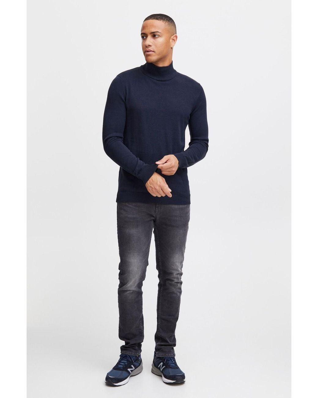 Solid Pullover Agrio in Blue für Herren