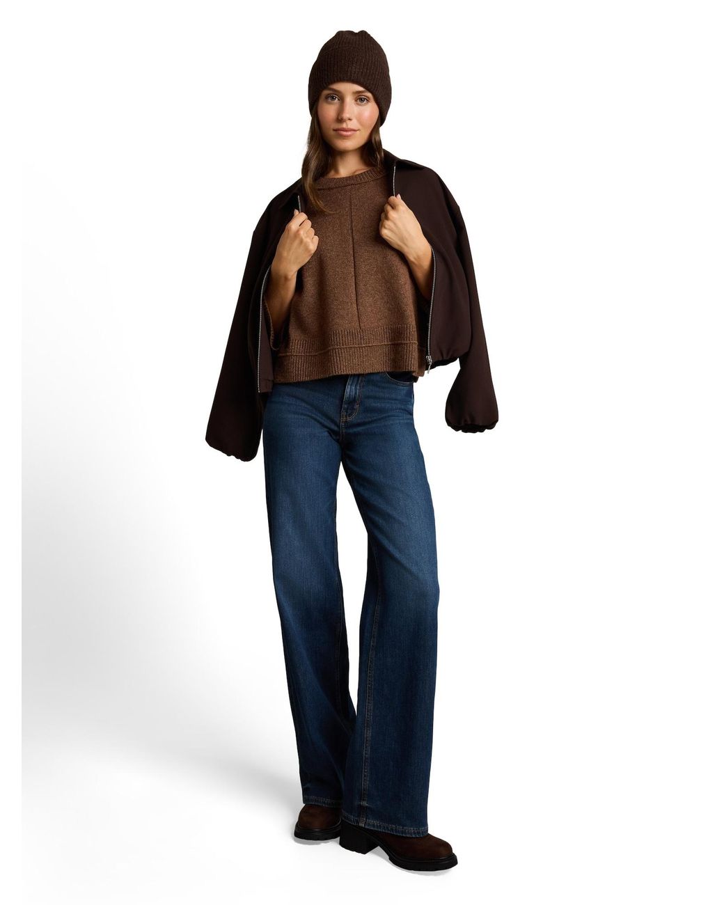 Tom Tailor Brown Pullover