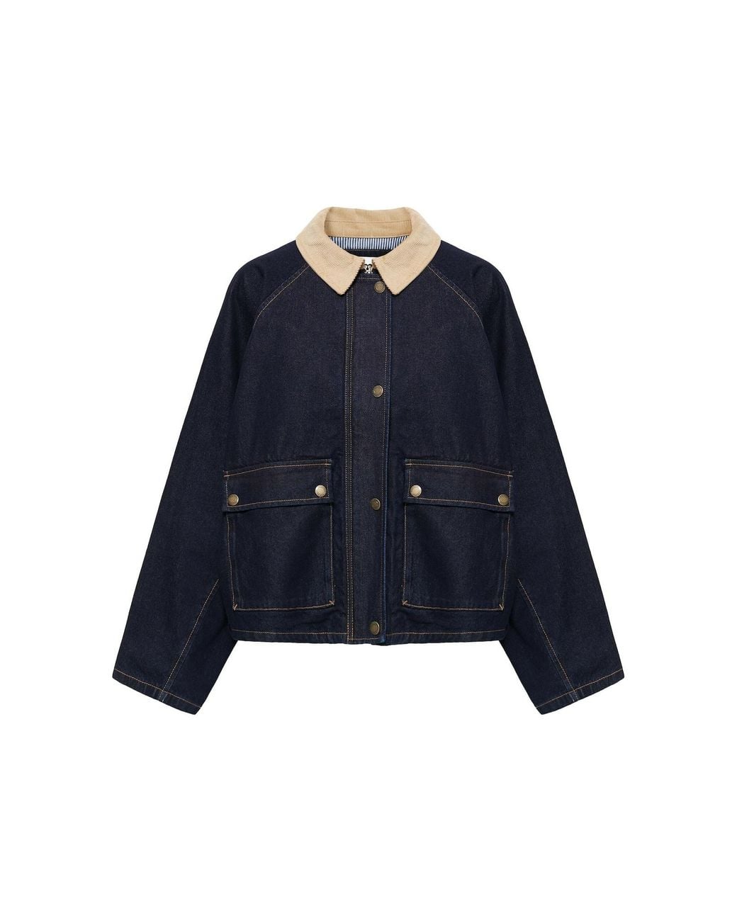 Pull&Bear Blue Jacke Pacific