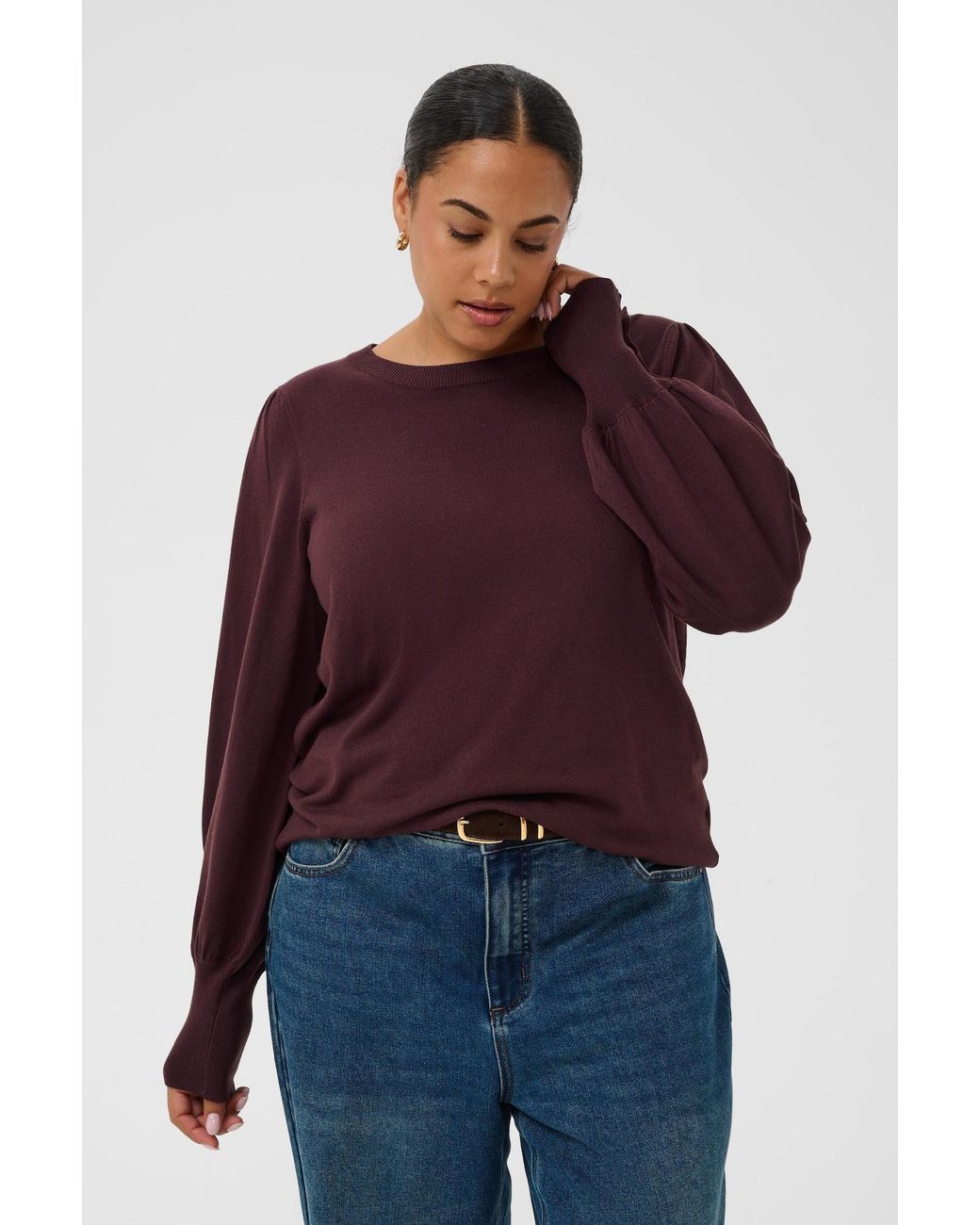 Kaffe Red Pullover