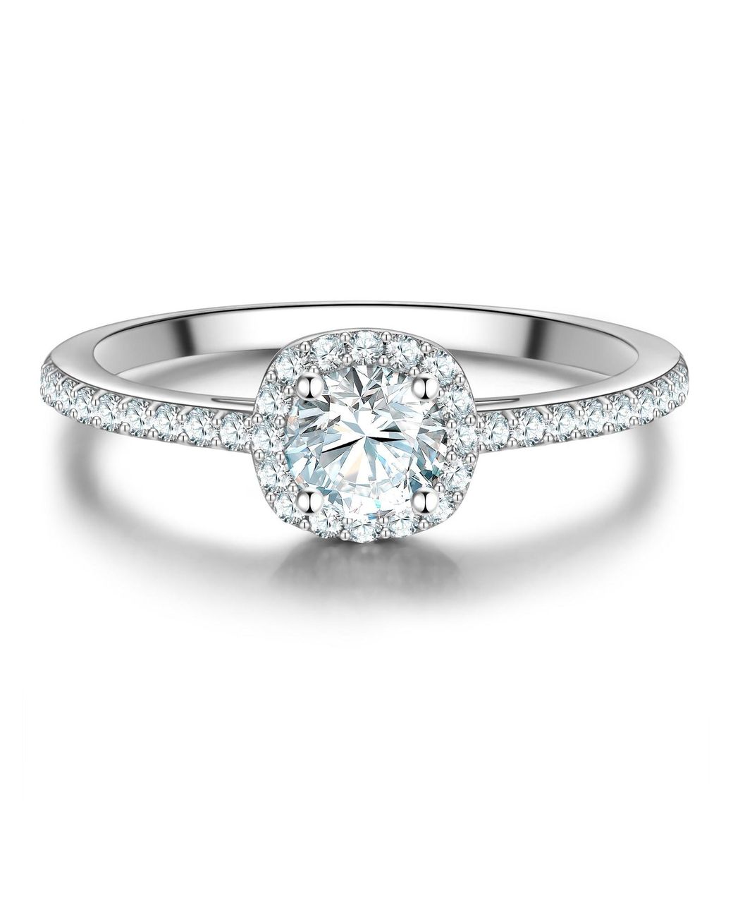 Trilani White Ring