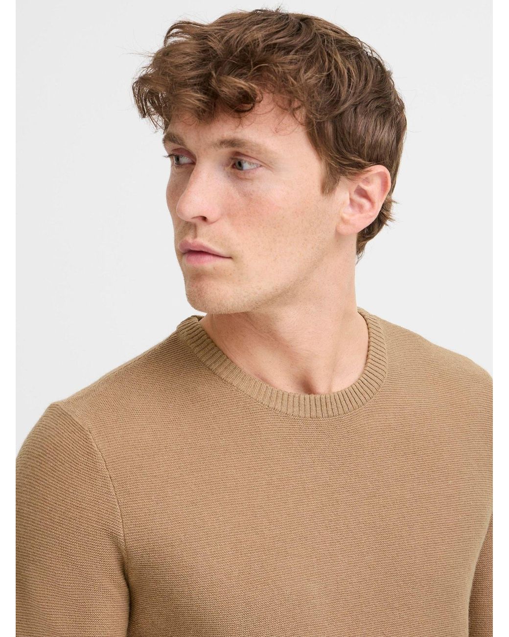 Blend Strickpullover Bhdana in Natural für Herren