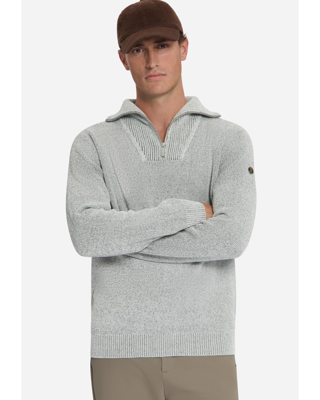 No Excess Pullover in Gray für Herren