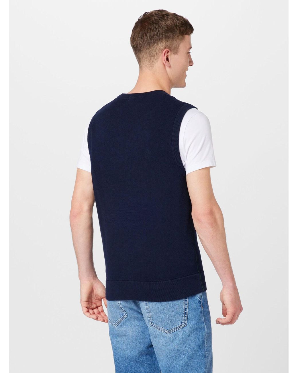 Lacoste Lacoste pullunder in Blau für Herren | Lyst DE