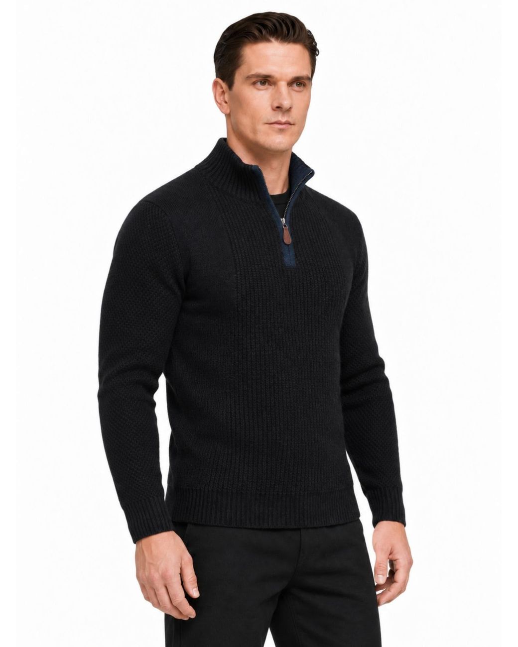 Allthemen Pullover Maschenbogen in Black für Herren