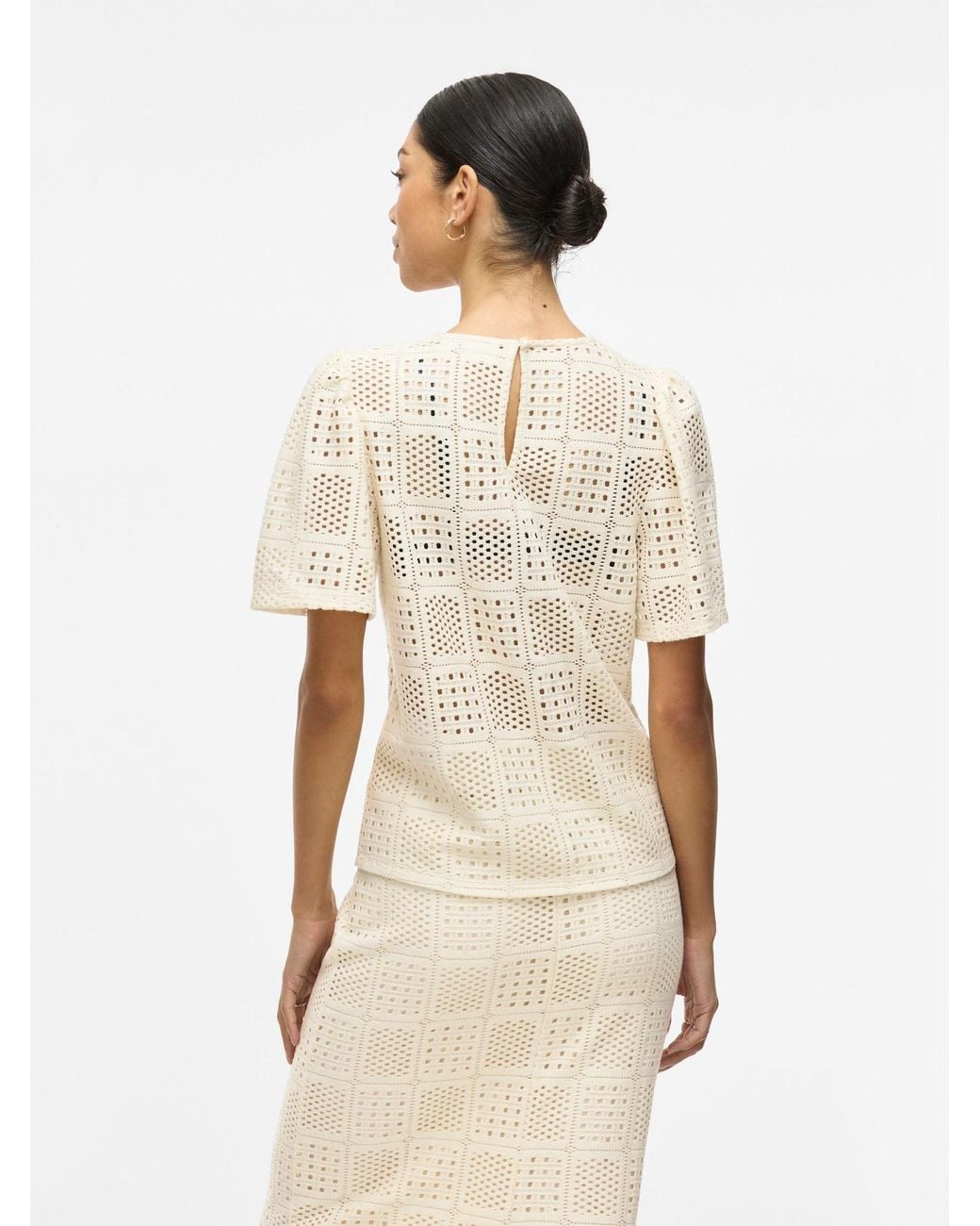 Vila White Bluse Damen Bluse