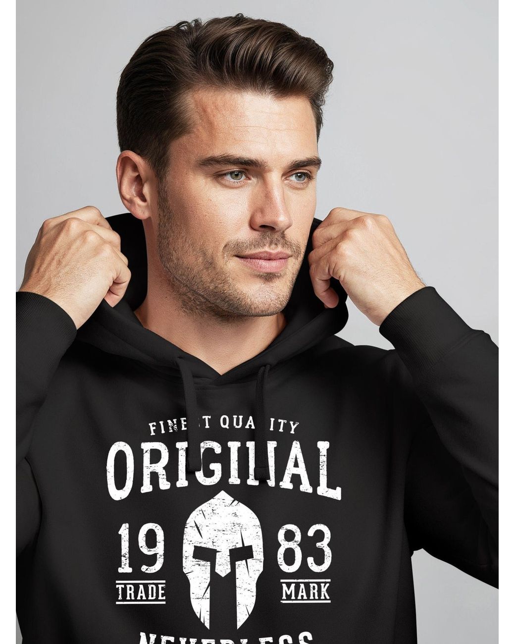Neverless Sweatshirt Gladiator in Black für Herren