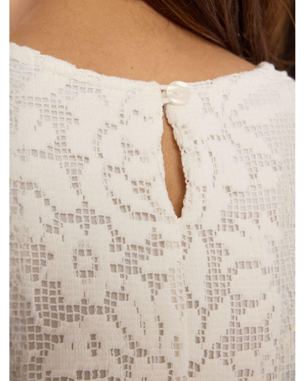 Ana Alcazar White Kleid Dalin