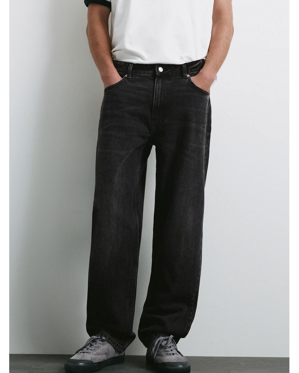 Pull&Bear Jeans in Black für Herren
