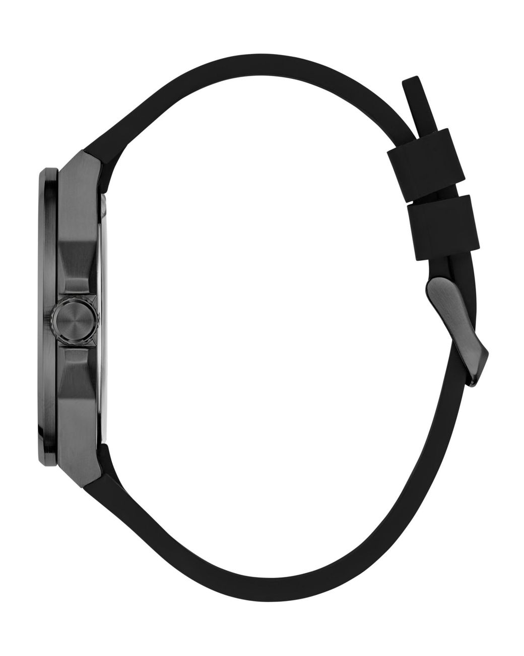 Guess Uhr Vinyl in Black für Herren