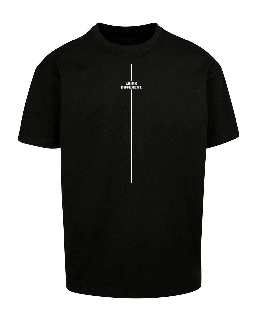 Merchcode T-Shirt Think Different in Black für Herren