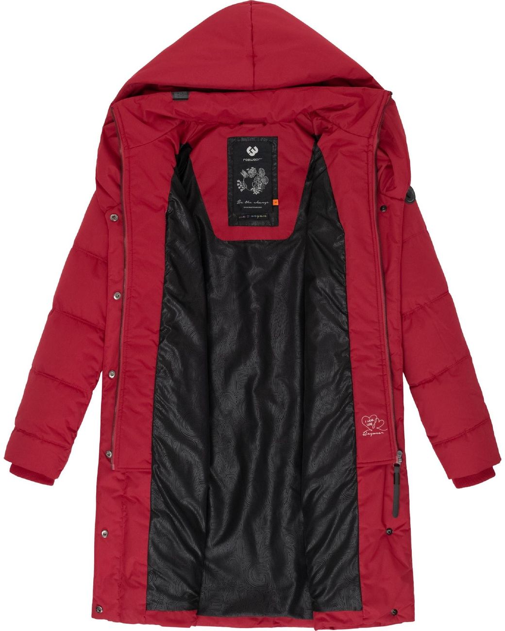 Ragwear Red Mantel Natalka