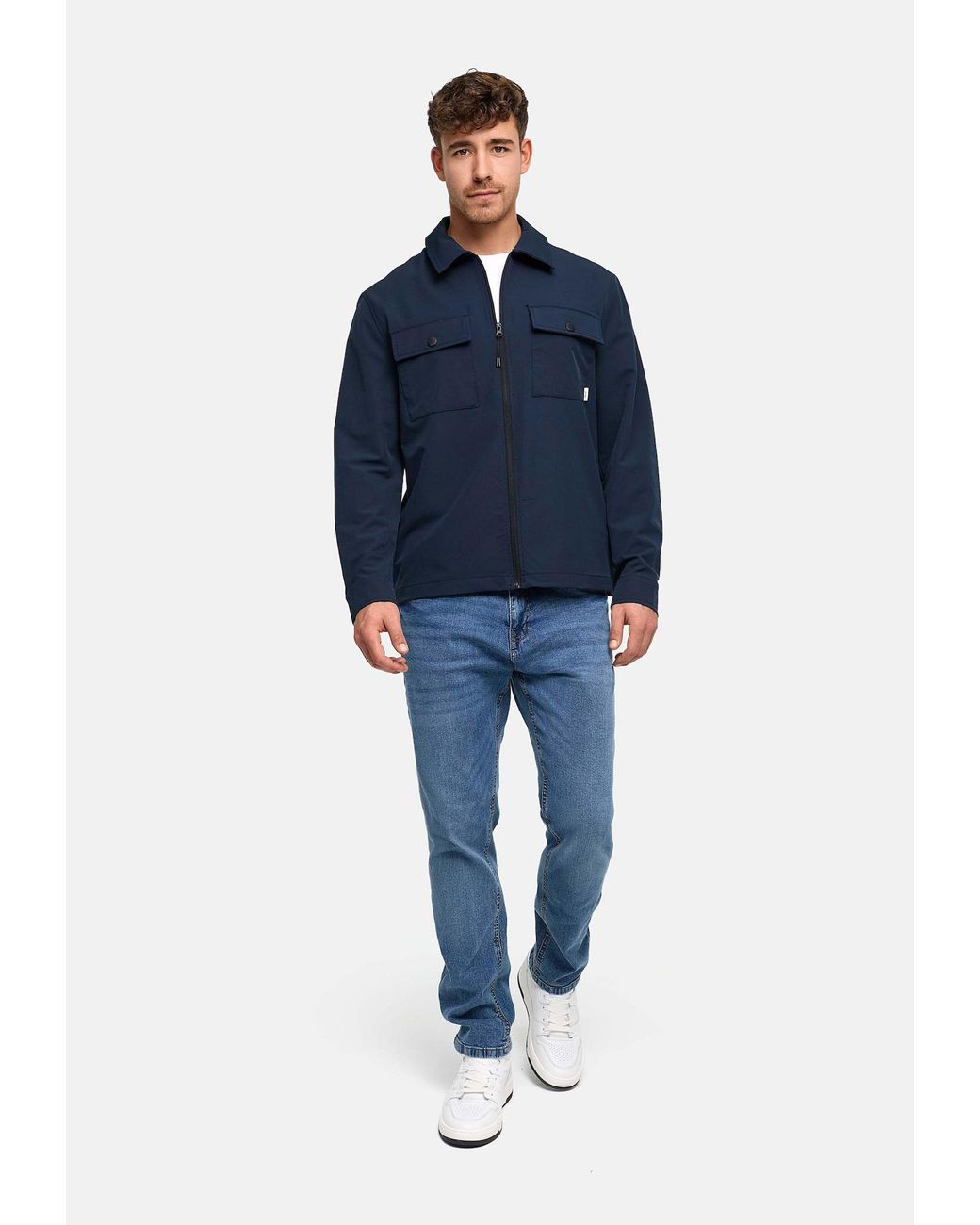 INDICODE Hemd Rommie in Blue für Herren