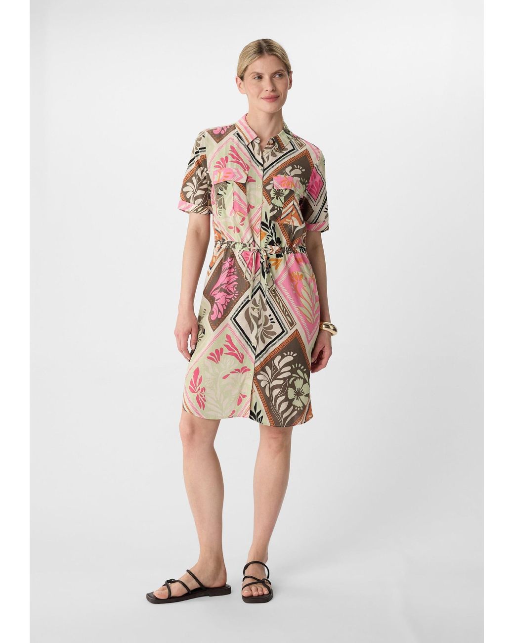 Comma, White Kleid