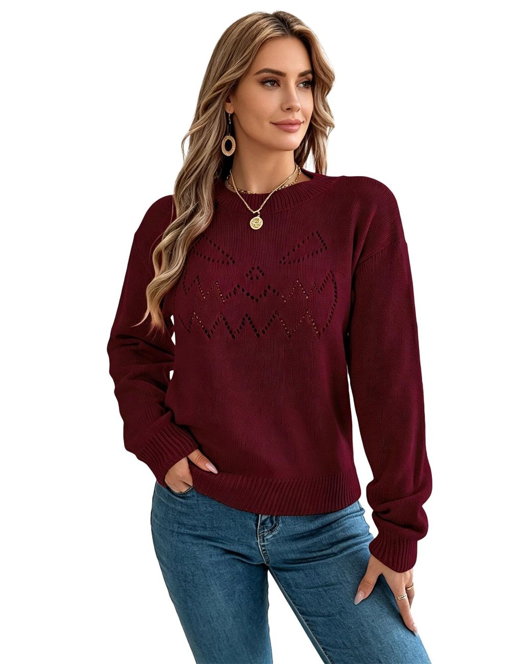 KoJooin Red Pullover