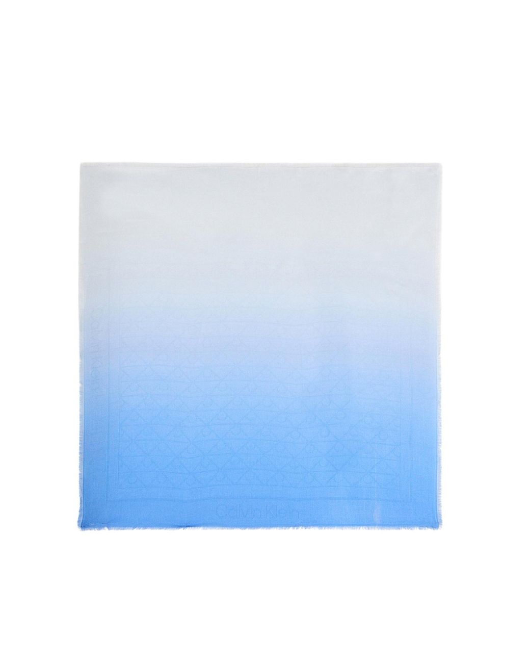 Calvin Klein Blue Schal Ombr Lightweight