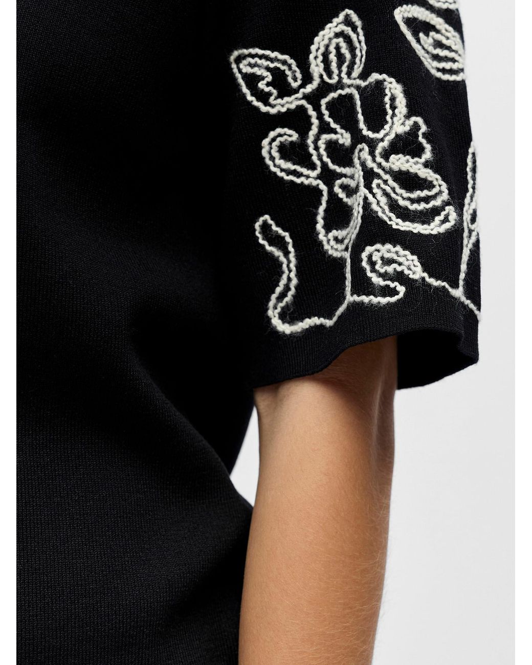 Object Black Pullover Objflora