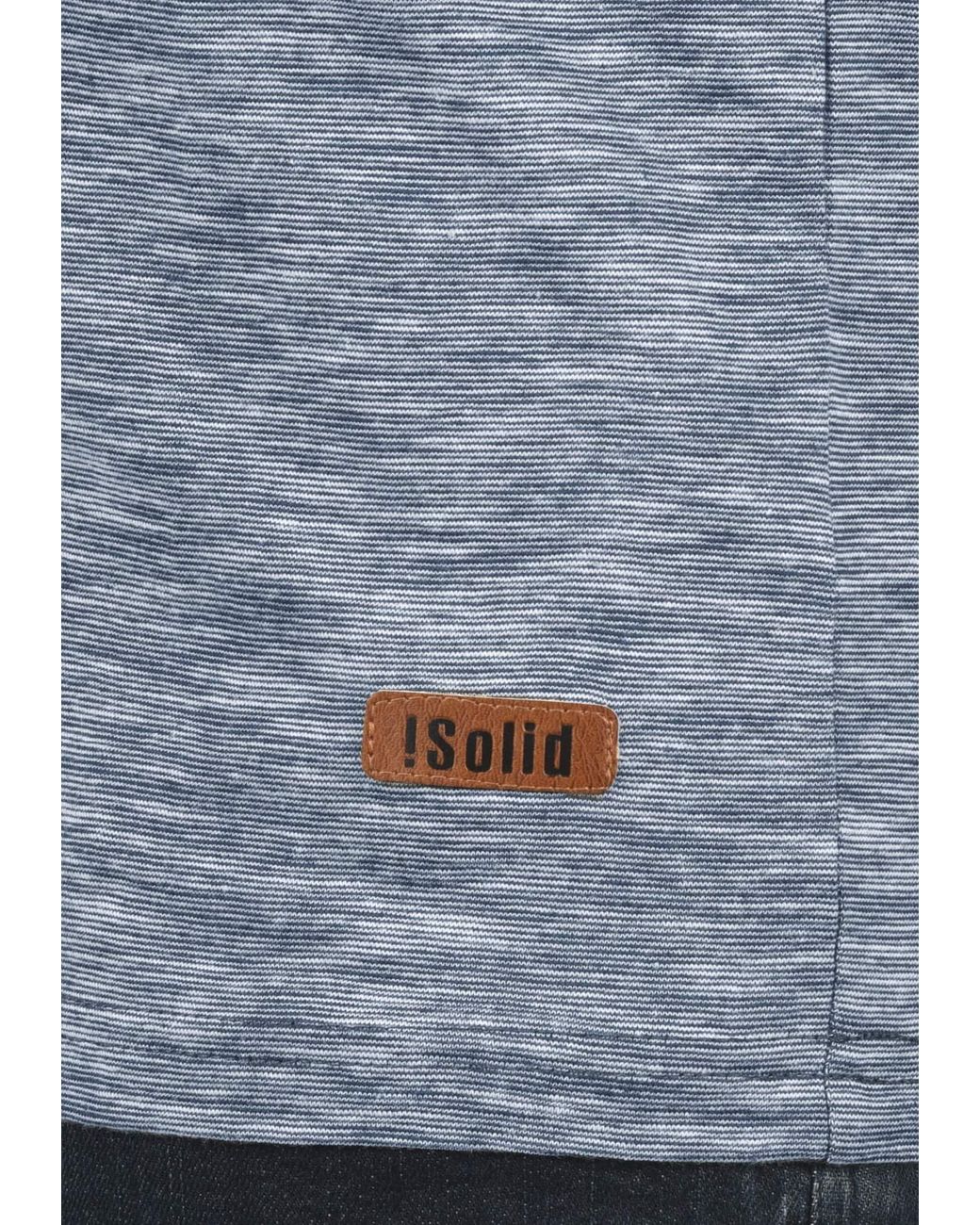 Solid Rundhalsshirt 'sigos' in Blue für Herren