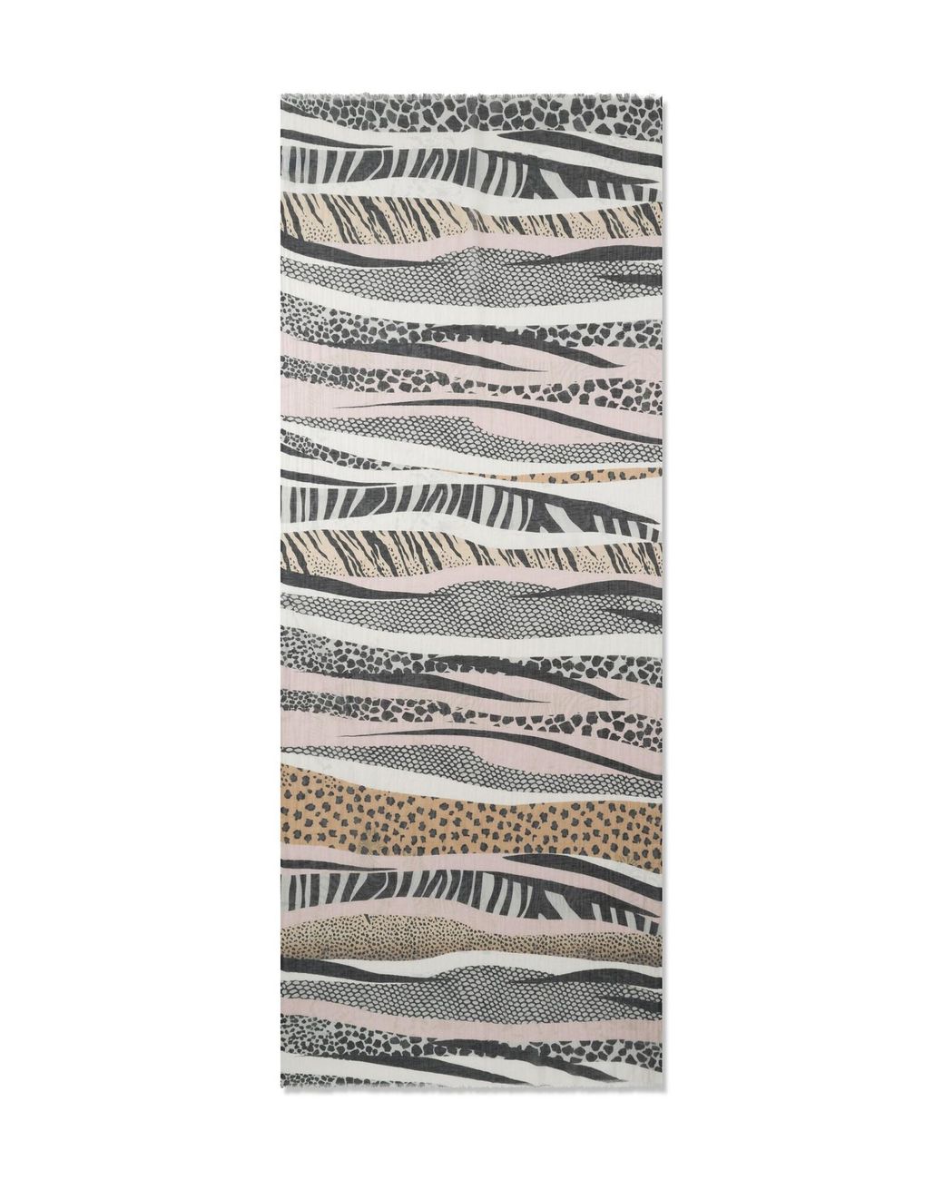 Codello Gray Schal Mit Animal-Muster-Mix