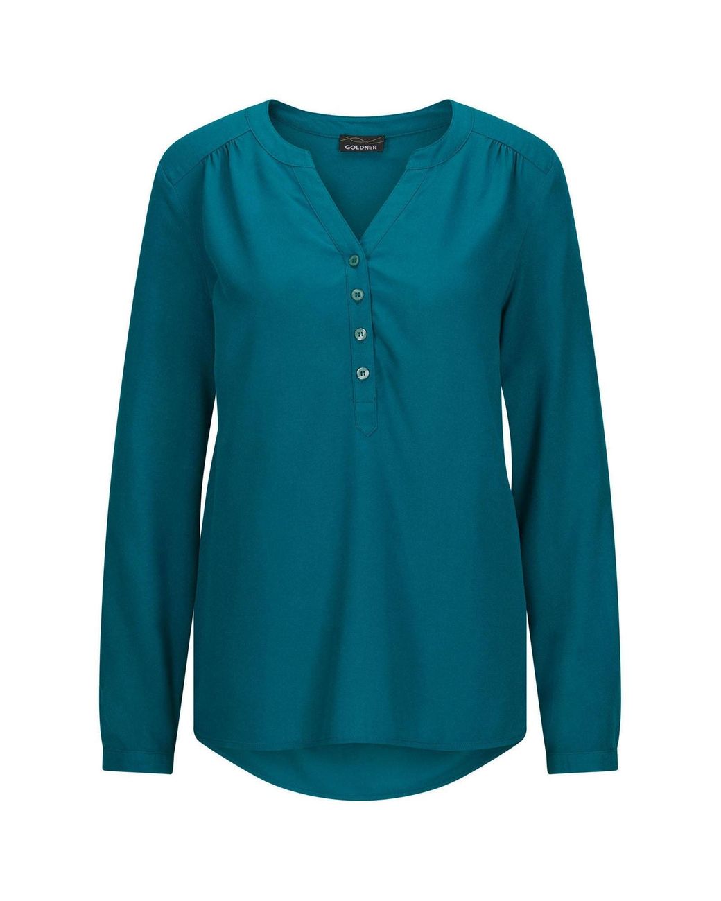 Goldner Blue Bluse