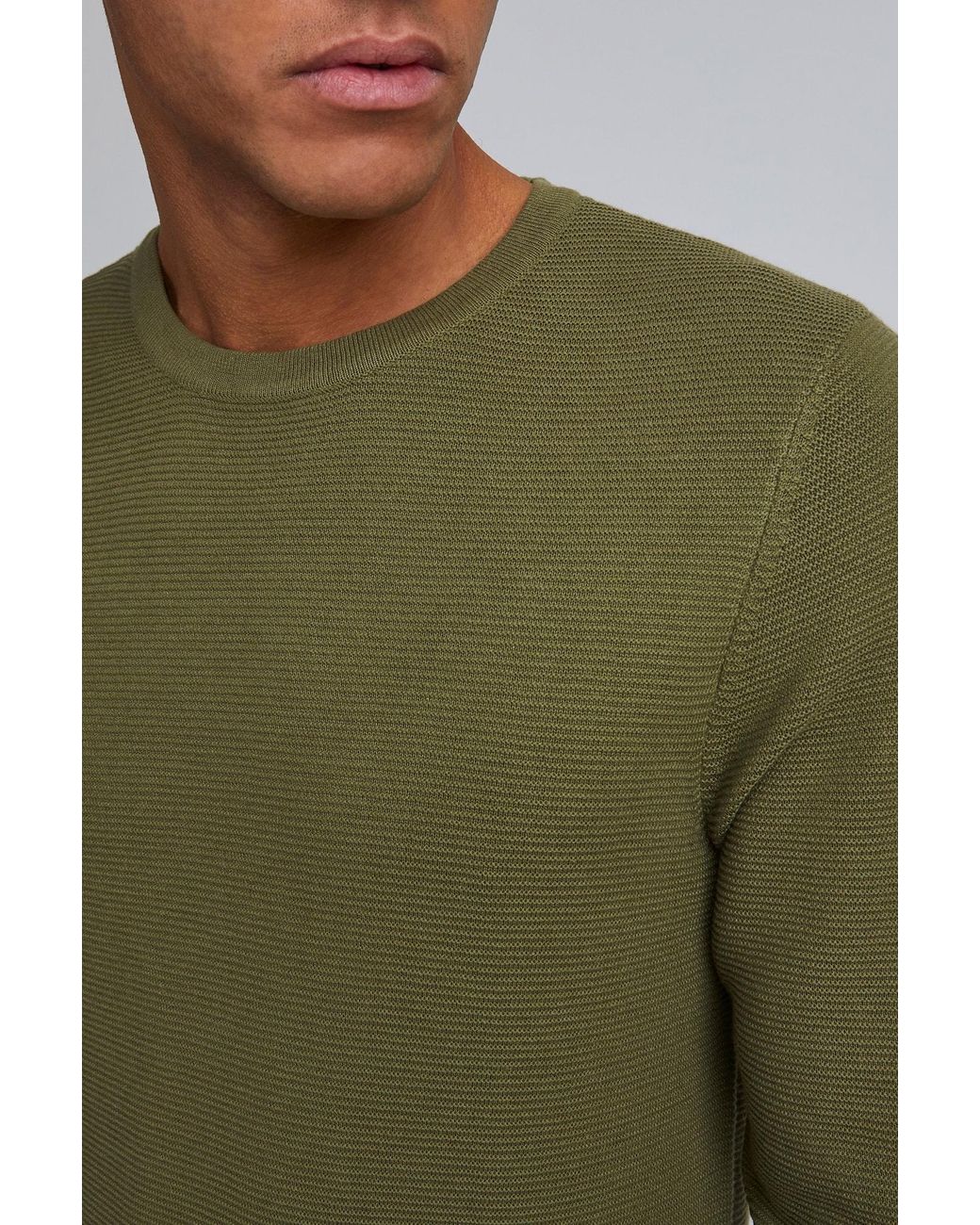 11 Project Pullover Frode in Green für Herren
