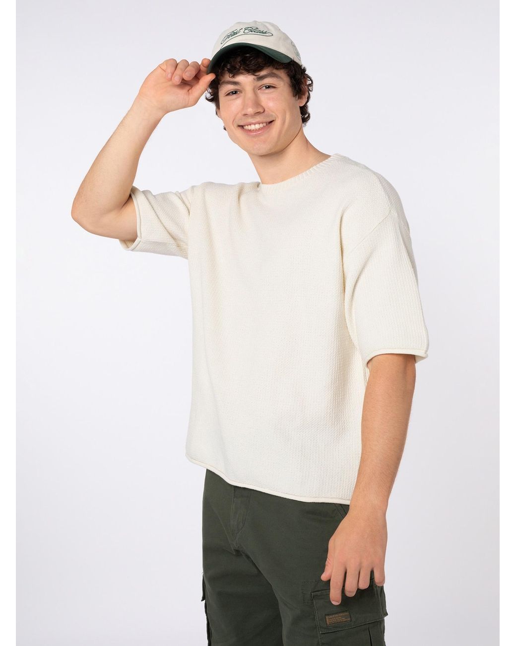 Sublevel Pullover in White für Herren